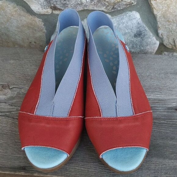 Cloud Footwear CALIBER Leather Sandal Slingback Size 8 - 8.5 Peep Toe co… - Picture 14 of 15